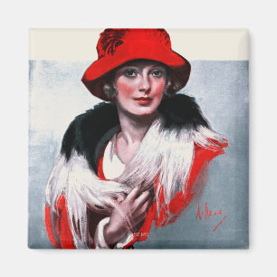 Íman Mulher em Red Hat