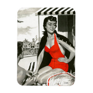Íman Mulher encarnado