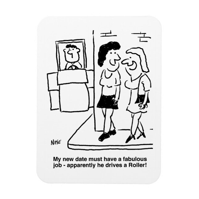 Íman Mulher esperando para encontrar uma data que condu (Vertical)