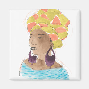 Íman Mulher Forte e Bonita