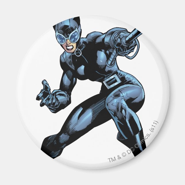 Íman Mulher-gato com chicote (Frente)