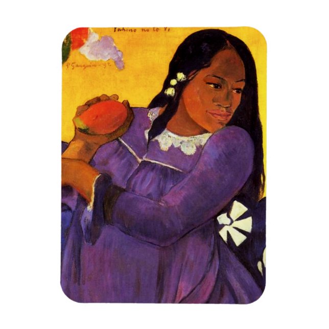 Íman Mulher Gauguin Com Um Magneta De Manga (Vertical)