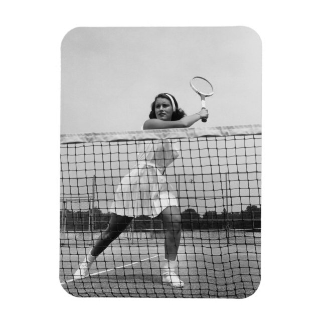 Íman Mulher jogando Tênis (Vertical)