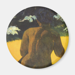 Íman Mulher junto ao Mar por Paul Gauguin, Arte Fina Vi