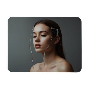 Íman Mulher moda, belas artes