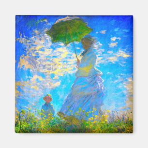 Íman Mulher Monet com Parasol
