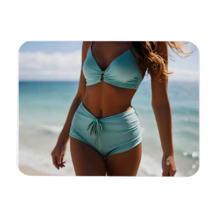 Íman Mulher na praia