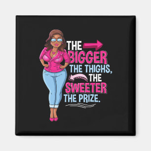 Íman Mulher Negra Americana Divertida