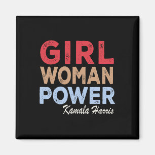 Íman Mulher Power Kamala Harris Retro Vintage