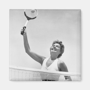 Íman Mulher que joga o tênis 2