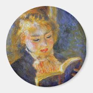 Íman Mulher que lê Auguste Renoir