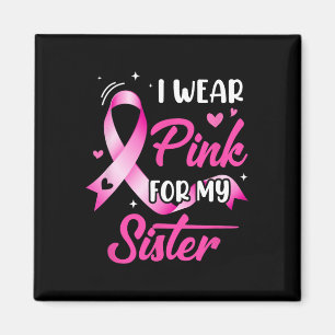 Íman Mulher que Visto Rosa Para A Minha Irmã Cancer De