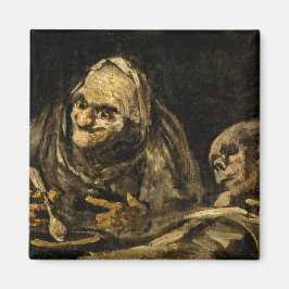 Íman Mulher Velha com Esqueleto (Morte) (Francisco Goya