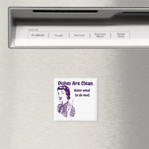 Íman Mulher Vintage dos Anos 50 Modelo Engraçado e Sarc