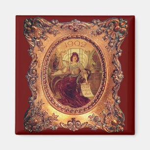 Íman Mulher vitoriana em elegante quadro vitoriano