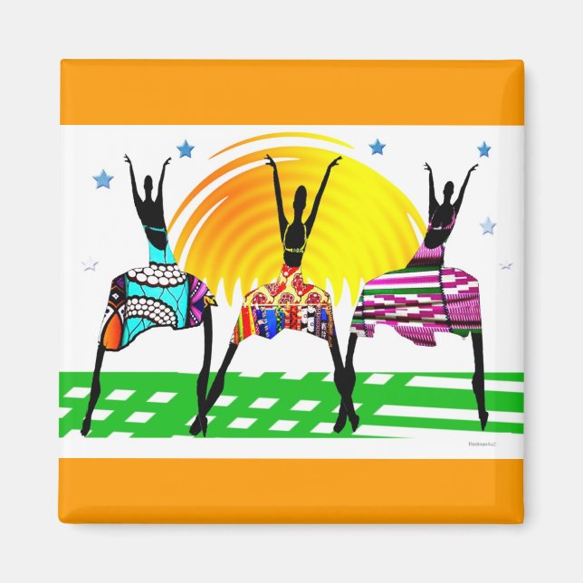 Íman Mulheres Africanas Ataques (Frente)