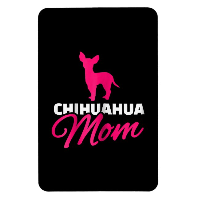 Íman Mulheres Chihuahua Mãe (Vertical)