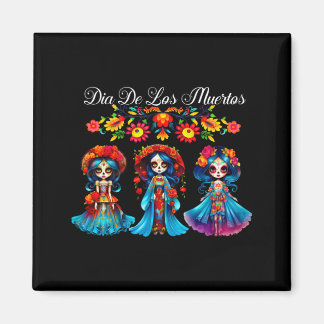 Íman Mulheres de Crânio de Açúcar Dia De Los Muertos Ca
