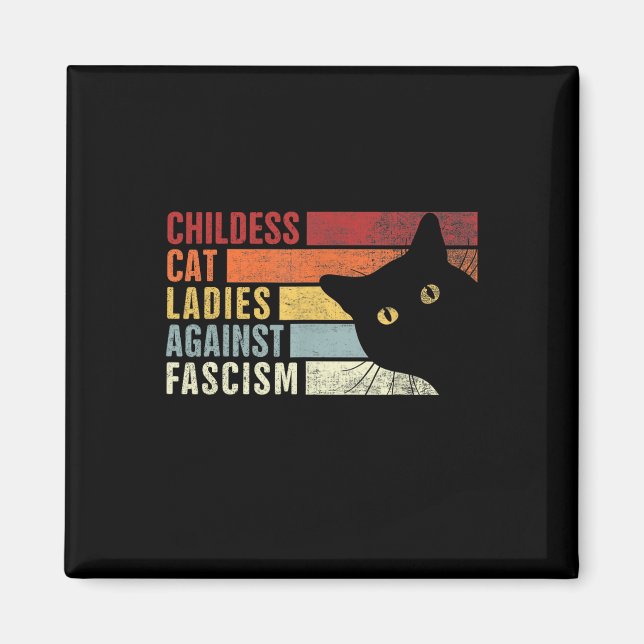 Íman Mulheres De Gato Sem Filhos Contra O Fascismo Femi (Frente)