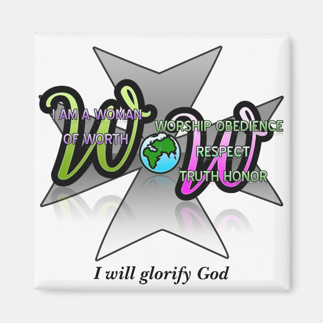 Íman Mulheres de Magnetos Dignos (Frente)