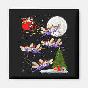 Íman Mulheres Dragonfly Papai Noel Trenó Voador Diverti