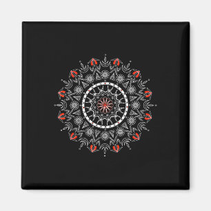 Íman Mulheres Flor Espiritual Homens Mandala Yoga Medit