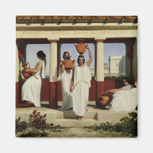 Íman Mulheres gregas na fonte, 1841