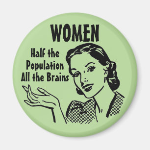 Íman Mulheres Inteligentes Ímã