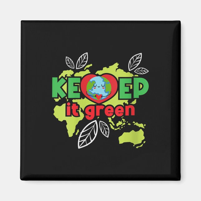 Íman Mulheres Mantêm Verde - Proteção Ambiental (Frente)