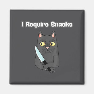 Íman Mulheres Meme de Gato Requerem Lanches