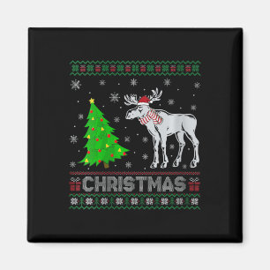 Íman Mulheres Moose Xmas Tree Lighting Febre Swe de Nat