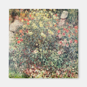 Íman Mulheres nas flores, 1875 de Claude Monet  