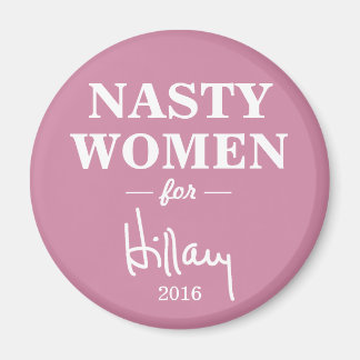 Íman MULHERES NASTY para a campanha Hillary Clinton Mag