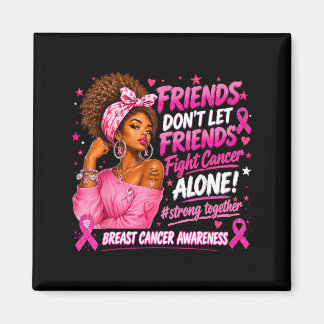 Íman Mulheres Negras Africanas Rosa Conscientização sob