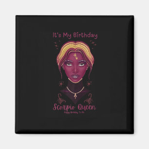 Íman Mulheres Negras Americanas É Meu Aniversário Scorp