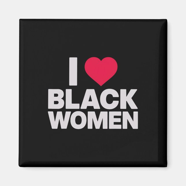Íman Mulheres Negras Dão Presente Mulheres Negras Negra (Frente)