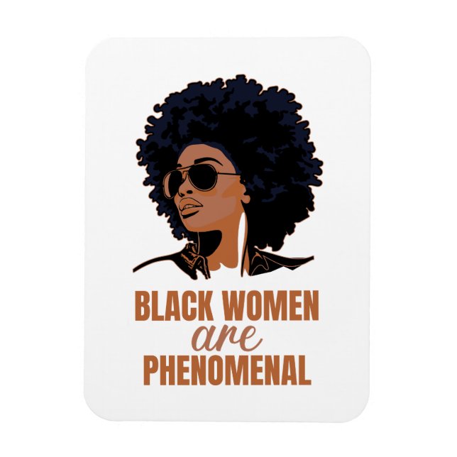 Íman Mulheres Negras São Fenomenais (Vertical)