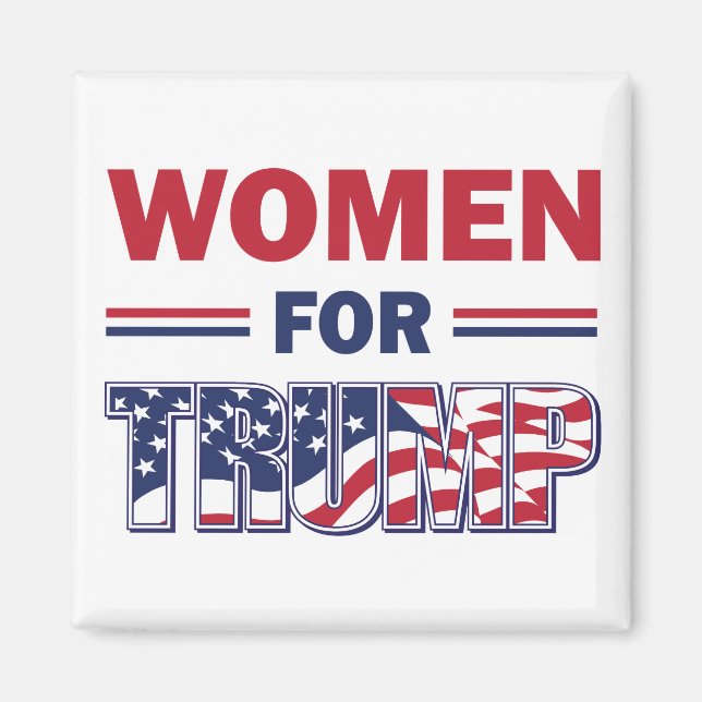 Íman Mulheres para Trump (Frente)