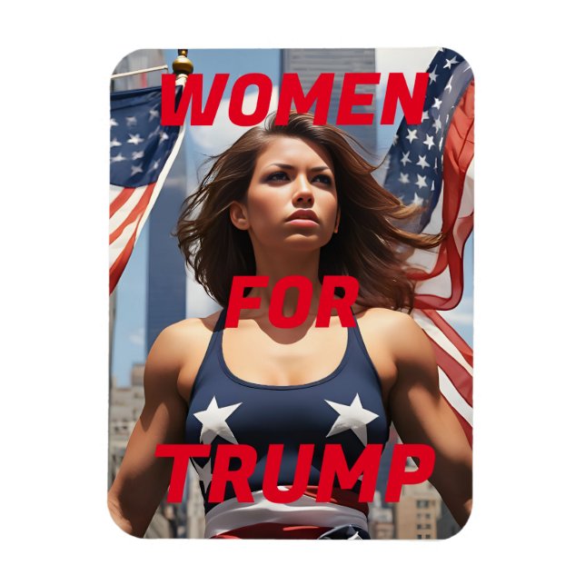 ÍMAN  MULHERES PARA TRUMP (Vertical)