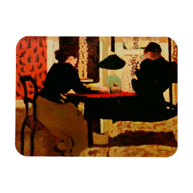 Íman Mulheres por Lamplight, 1892 (Horizontal)