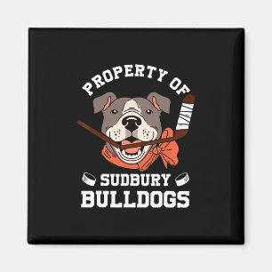 Íman Mulheres Propriedade Do Sudbury Bulldog Divertido
