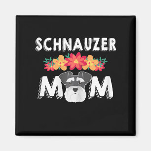 Íman Mulheres Que Adoram Schnauzer Mãe Que Adora Schna