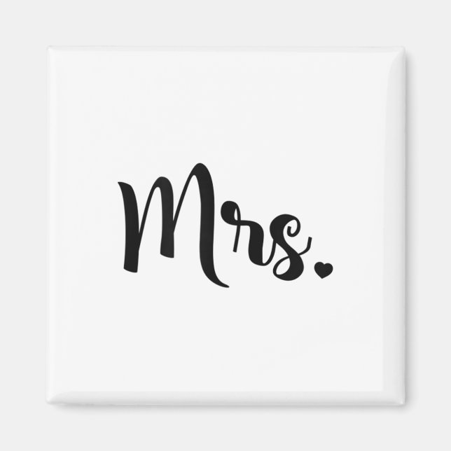 Íman Mulheres Sra. Noivado Wedding Chá de panela Bride (Frente)
