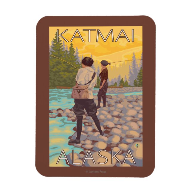 Íman Mulheres voam - Katmai, Alasca (Vertical)