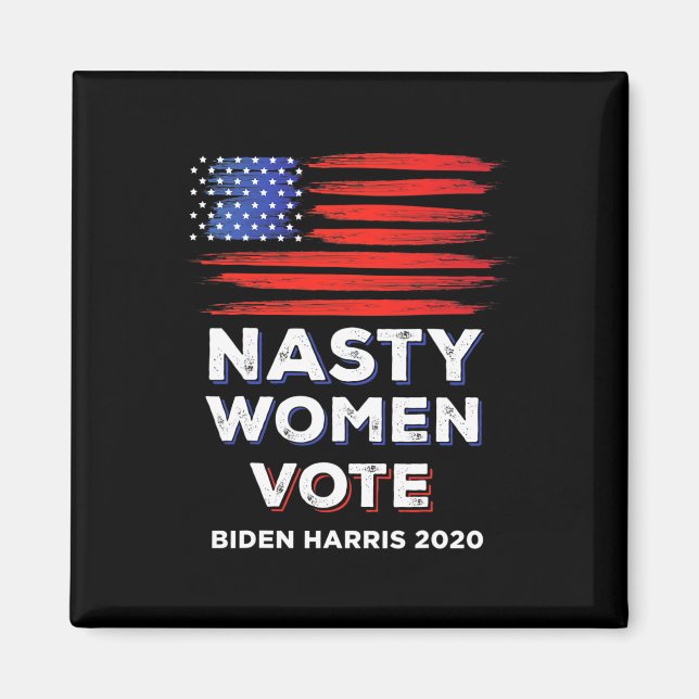 Íman Mulheres Votam Biden Harris 2020 Sinalizador Dos E (Frente)