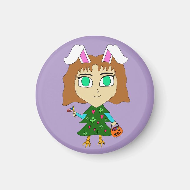 Íman Multi Feriado Chibi (Frente)