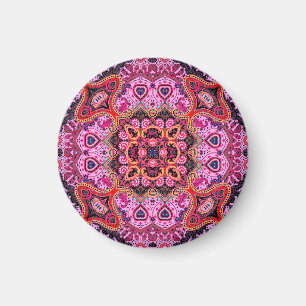 Íman Multicolor paisley, impressão de cachecol