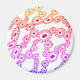 Íman Multicolor Random Abstract Circle Blob Shapes