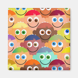 Íman Multidão feliz