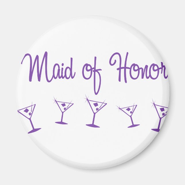 Íman MultiMartini-MaidHonor-Purp (Frente)